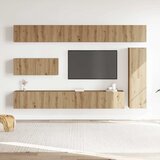  7-dijelni zidni TV ormarić Artisan hrast izrađen od drva | Eponuda.com