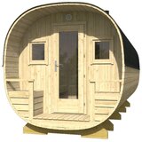 Male kuće Vanjska sauna RUKA 240 × 565 cm sa šindrom | shoptok.hr