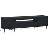  LED TV kabinet Crna Konstruirano drvo | shoptok.hr