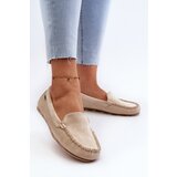 Boto Women's Beige Faux Suede Moccasins Amrutia | Shoptok.si
