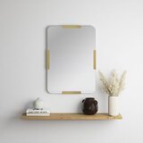 Woody Fashion Pera - Gold Gold Mirror