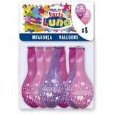 Luna 8-delni set balonov za zabavo roza barve s tiaro Cene