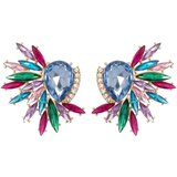  Naušnice FL-33415 - Plava/Multi KP33415 | Shoptok.si