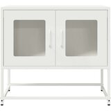 vidaXL TV omarica Bela 68x39x60,5 cm Hladno valjano jeklo | Shoptok.si