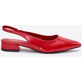 Boto Lacquered Ballerinas On Low Heel Red Testori | Shoptok.si