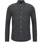 Polo Ralph Lauren CHEMISE AJUSTEE COL BOUTONNE EN POLO FEATHERWEIGHT Siva | shoptok.hr