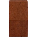  Zidne sadilice 2 kom boja hrđe od čelika COR-TEN 46x10x40 cm | shoptok.hr