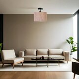 Opviq bambu 04 abajurlu plafonyer avize brownblack chandelier Cene