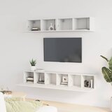  5-dijelni set TV ormarića bijeli od konstruiranog drva | shoptok.hr