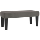 Box spring krevet s madracem tamnosivi 90x190 cm baršunasti | shoptok.hr