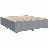  Krevet s oprugama i madracem svjetlosivi 200 x 200cm od tkanine | shoptok.hr