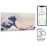 Klarstein Wonderwall Air Art Smart, infracrveni grijač, 120 x 60 cm, 700 W, aplikacija, valovi | shoptok.hr