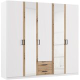 Modern Living Omara Za Oblačila Despina, Bela, Barva Hrasta | Shoptok.si