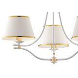 Jupiter 2085 - luster na lancu SAMBA 3xE27/15W/230V bela/zlatna | Eponuda.com