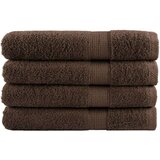 vidaXL Premium brisače 4 kosi rjava 100x200 cm 600 g/m2 100 % bombaž | Shoptok.si