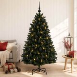  Umjetno božićno drvce tamnozeleno s kuglicama 180 cm | shoptok.hr