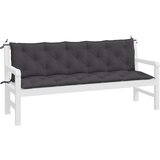  Jastuci za vrtnu klupu 2 kom antracit 180x50x7cm tkanine Oxford | shoptok.hr