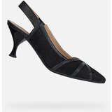 Geox Black women's pumps Elisangel Mid - Women's Cene