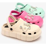 Resti Royalfashion Beige women's rubber flip-flops Kooranza | ePonuda.com