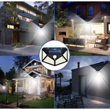  led solarna zidna lampa sa senzorom pokreta i senzorom za dan i noc dekorativna led rasveta manji model Cene