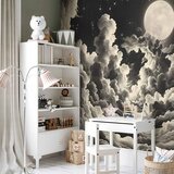  Foto tapeta - Moon and Stars Singing Among the Great Clouds 200x140 | shoptok.hr