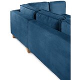 Bonami Selection Plava sklopiva kutna garnitura od samta (s desnim kutom) Tori – | shoptok.hr