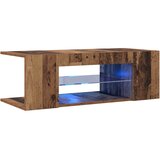 TV ormarić LED boja staro drvo 90x39x30 cm konstruirano drvo | shoptok.hr