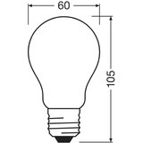  LED sijalica CLASSIC FILAMENT A60 E27/7,2W/230V 2700K - Ledvance | Eponuda.com