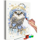  Slika za samostalno slikanje - Cold Owl 40x60 Cijene