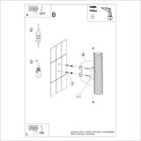 Nice Lamps Krem zidna lampa Gleam – | shoptok.hr