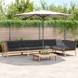 vidaXL 5-dijelna set vrtnih sofa od paleta s jastucima od drva bagrema | shoptok.hr