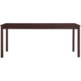  Blagavaonski stol tamnosmeđi 180 x 90 x 73 cm od borovine | shoptok.hr