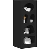  Strani šal Črna 40 x 35 x 100,5 cm Konstruiran les, (5000108057) | Shoptok.si