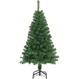  Umjetno božićno drvce s gustim granama zeleno 120 cm PVC | shoptok.hr