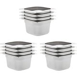vidaXL Posude Gastronorm 12 kom GN 1/6 100 mm od nehrđajućeg čelika | shoptok.hr