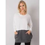 RUE PARIS Sweatshirt-RV-BL-7197.89P-white-grey | Shoptok.si