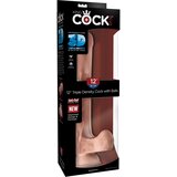 KING COCK PLUS dildo triple density with balls 12 Cene