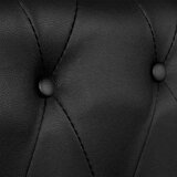  Trosjed Chesterfield od umjetne kože crni | shoptok.hr