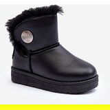 Big Star Children's snow boots with fur lining Black Big Star Cene