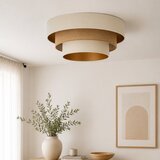  stropna lampa wenta 1xE27/60W/230V, prečnik 50 cm, bež/juta | Eponuda.com