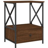 Maison Chic Nočna omarica - Nočna miza rjav hrast 50x41x65 cm inženirski les, (21690090) | Shoptok.si