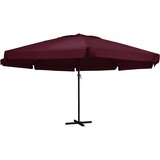  Vrtni suncobran s aluminijskim stupom 600 cm bordo | shoptok.hr