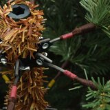 vidaXL Umetno Zložljivo Božično Drevo z stojalom Zelena 210 cm PVC | Shoptok.si