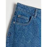 Sinsay Traper bermuda šortse srednjeg struka s paisley uzorkom | shoptok.hr
