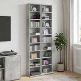 ormar 2 kom. Betonska siva 33 x 23,5 x 175 cm