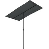  Vrtni suncobran s aluminijskim stupom 180 x 110 cm antracit | Eponuda.ba