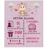  Personalizirane Deka pri rođenju djeteta s imenom – lutka Cijene