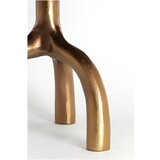 Light & Living Steklena okrogla mizica v bronasti barvi/bež ø 65 cm Mello – | Shoptok.si