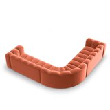 Micadoni Rožnata žametna kotna sedežna garnitura Lupine – | Shoptok.si