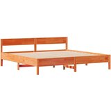 vidaXL Okvir kreveta bez madraca voštano smeđi 180x200 cm od borovine | shoptok.hr